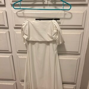 Windsor White Off-Shoulder Dress